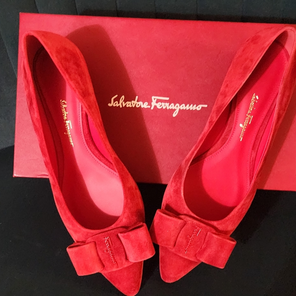 Lipstick Red Suede Shoes